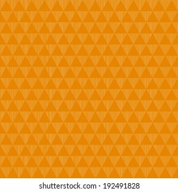 Seamless geometric triangle pattern on colored background