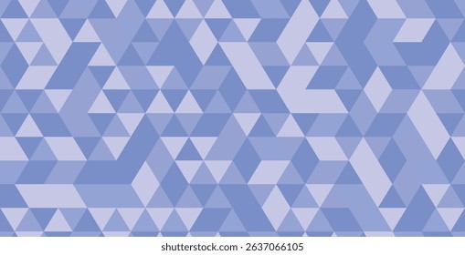 Seamless geometric triangle and square shape patterns.