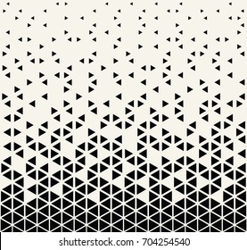 Seamless Geometric Triangle Vector Pattern