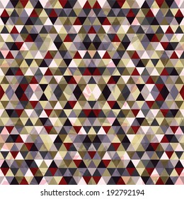 Seamless geometric triangular background