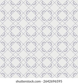 seamless geometric two-color illustrative pattern