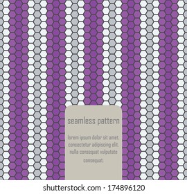 Seamless geometric vector art pattern