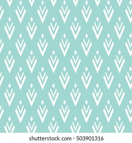 Seamless geometric vector background arrows , simple blue and white stripes vector pattern ,  background for design or wallpaper.