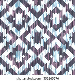 Seamless geometric vector background pattern tile