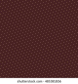 Seamless geometric vector brown and golden pattern. Modern ornament with dotted elements