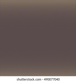 Seamless geometric vector brown and golden pattern. Modern ornament with dotted elements