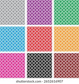 Seamless geometric vector Cloth background.