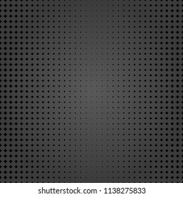 Seamless geometric vector dark pattern. Modern ornament with stars. Geometric abstract pattern