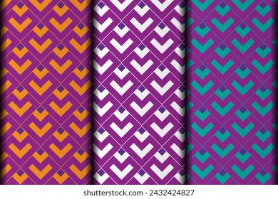 Seamless geometric vector eps pattern design background.