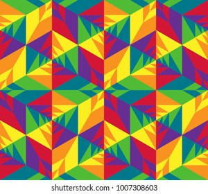 Seamless Geometric Vector Pattern