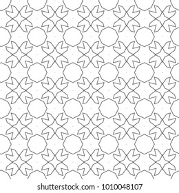 Seamless geometric vector pattern
