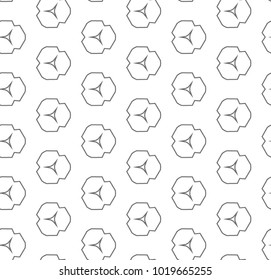 Seamless geometric vector pattern