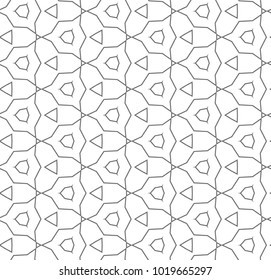 Seamless geometric vector pattern