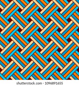 Seamless geometric vector pattern