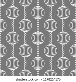 Seamless geometric vector pattern