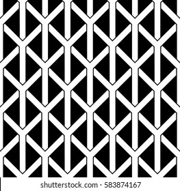 Seamless geometric vector pattern