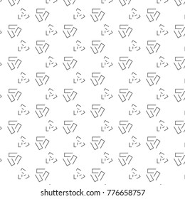 Seamless geometric vector pattern