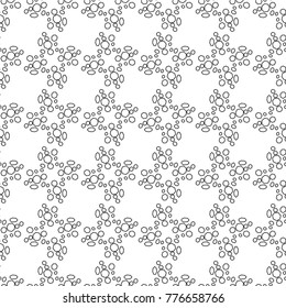 Seamless geometric vector pattern