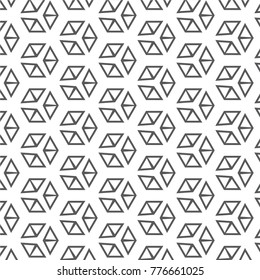 Seamless geometric vector pattern