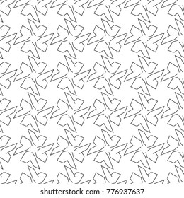 Seamless geometric vector pattern