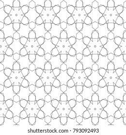 Seamless geometric vector pattern