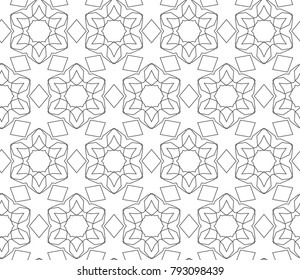 Seamless geometric vector pattern