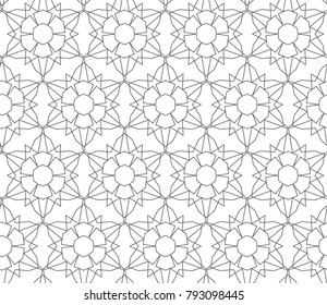 Seamless geometric vector pattern