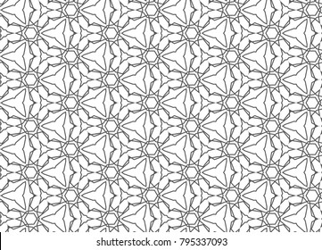 Seamless geometric vector pattern