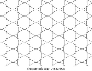 Seamless geometric vector pattern