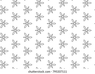 Seamless geometric vector pattern