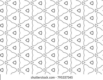 Seamless geometric vector pattern
