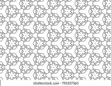 Seamless geometric vector pattern