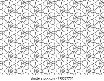 Seamless geometric vector pattern