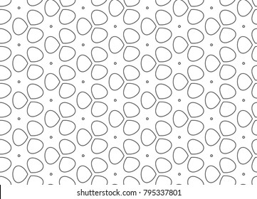 Seamless geometric vector pattern