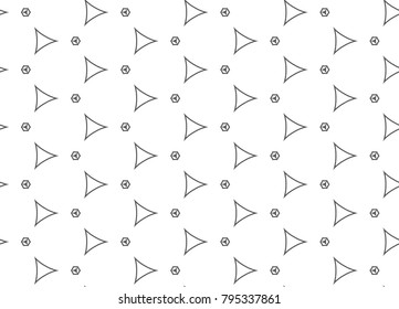 Seamless geometric vector pattern