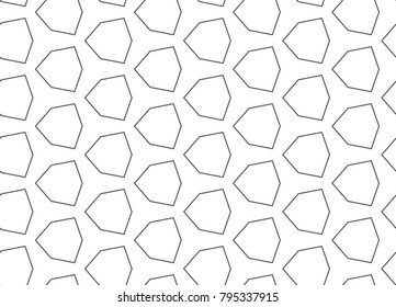 Seamless geometric vector pattern