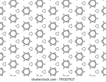Seamless geometric vector pattern
