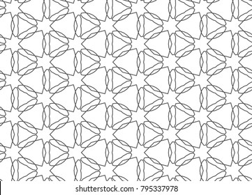 Seamless geometric vector pattern