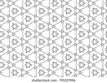 Seamless geometric vector pattern