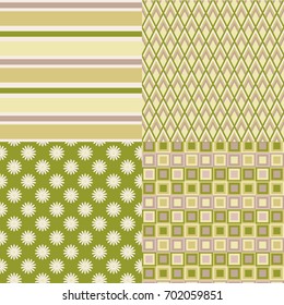 Seamless Geometric vector pattern. Abstract striped texture. Can be used in textiles, for book design, website background