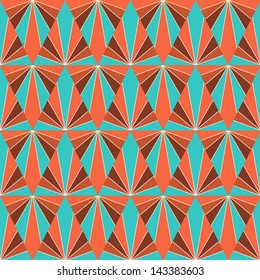 Seamless geometric vector pattern background