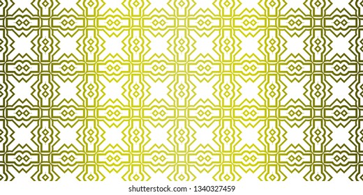 Seamless Geometric Vector Pattern. Design Paper For Scrapbook. Yellow olive color.