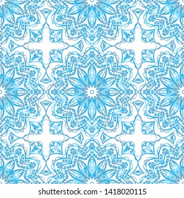 Seamless Geometric Vector Pattern. Design Paper For Scrapbook. 