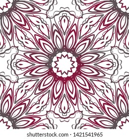 Seamless Geometric Vector Pattern. Design Paper For Scrapbook. 