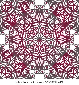 Seamless Geometric Vector Pattern. Design Paper For Scrapbook. 