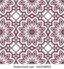 Seamless Geometric Vector Pattern. Design Paper For Scrapbook. 