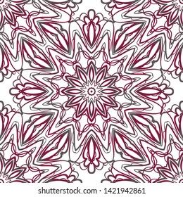 Seamless Geometric Vector Pattern. Design Paper For Scrapbook. 