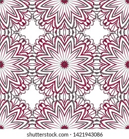 Seamless Geometric Vector Pattern. Design Paper For Scrapbook. 