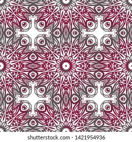 Seamless Geometric Vector Pattern. Design Paper For Scrapbook. 