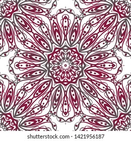 Seamless Geometric Vector Pattern. Design Paper For Scrapbook. 